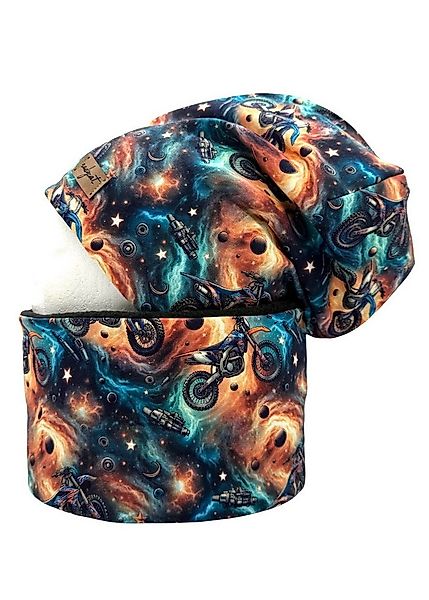 nadycat Beanie MOTORCROSS (2-St., Beanie mit passendem Loop) handgefertigt günstig online kaufen