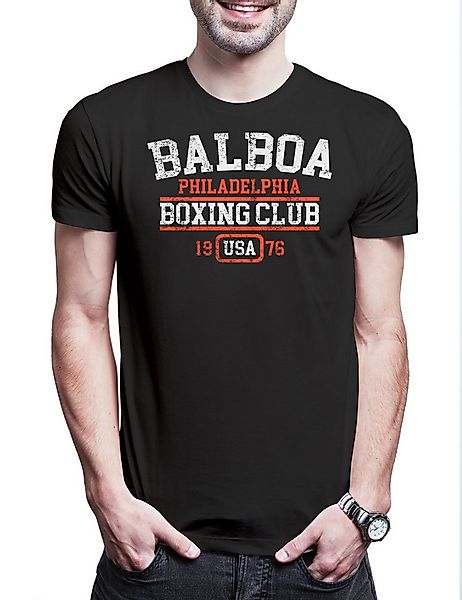 Urban Backwoods Print-Shirt Balboa Boxing Club Herren T-Shirt Tommy Gym Roc günstig online kaufen