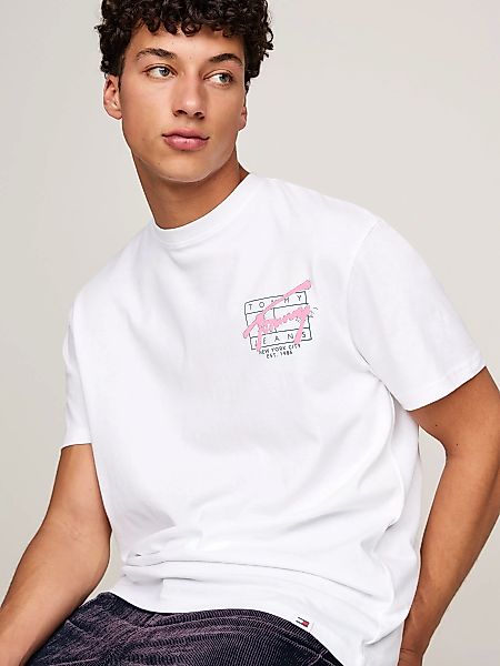 Tommy Jeans T-Shirt "TJM REG SPRAY TEE SS EXT", mit großem Rückenprint günstig online kaufen