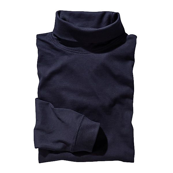redfield Rollkragenshirt Redfield Rollkragen-Langarmshirt Übergröße dunkelb günstig online kaufen