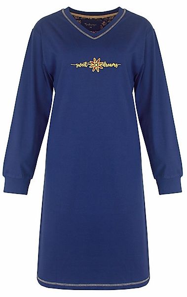 Tenderness Nachthemd Damen Schlafshirt mit langem Arm (1-tlg) Baumwolle günstig online kaufen
