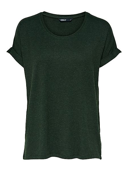 ONLY T-Shirt Einfarbiges Rundhals Kurzarm Oberteil günstig online kaufen