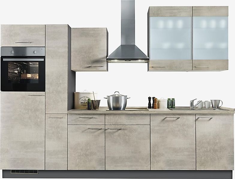 KOCHSTATION ""KS-Trea", wahlweise mit E-Geräten, höhenverstellbare Füße" vo günstig online kaufen