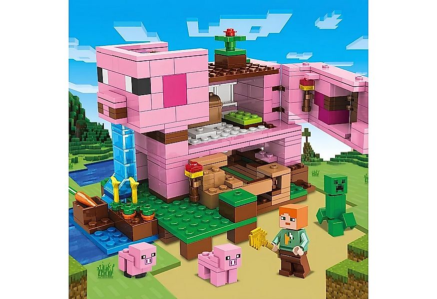 Athlix Klemmbausteine Set kompatibel mit Lego für Minecraft Fans Baustein S günstig online kaufen