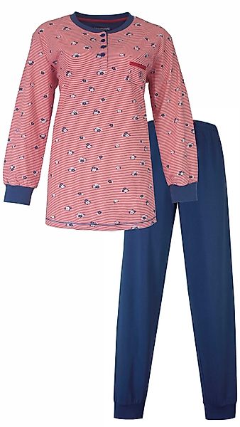 Irresistible Schlafanzug Damen Pyjama mit Bündchen günstig online kaufen