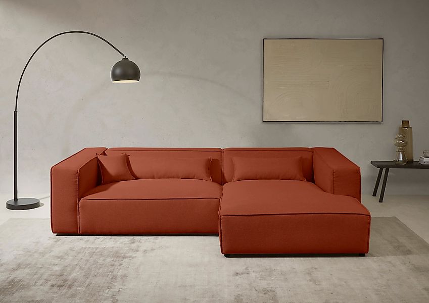 LeGer Home by Lena Gercke Ecksofa "PIARA XXL, Big-Sofa, Cord, Leinenoptik o günstig online kaufen
