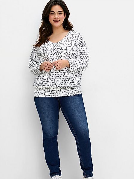 Sheego T-Shirt 3/4-Arm-Shirt günstig online kaufen