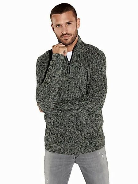 emilio adani Stehkragenpullover Pullover mit Troyerkragen günstig online kaufen