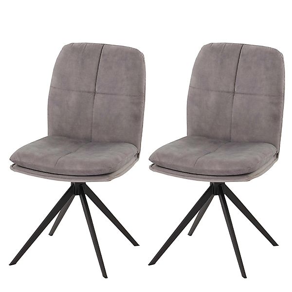 MCW Esszimmerstuhl M68 2er-Set Grau günstig online kaufen
