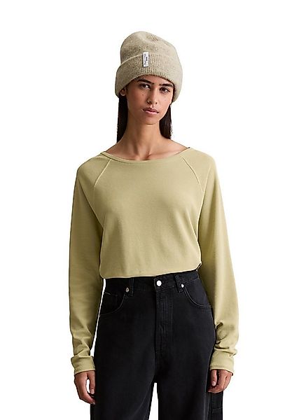 Marc O'Polo DENIM Langarmshirt aus weichem Waffle-Jersey günstig online kaufen