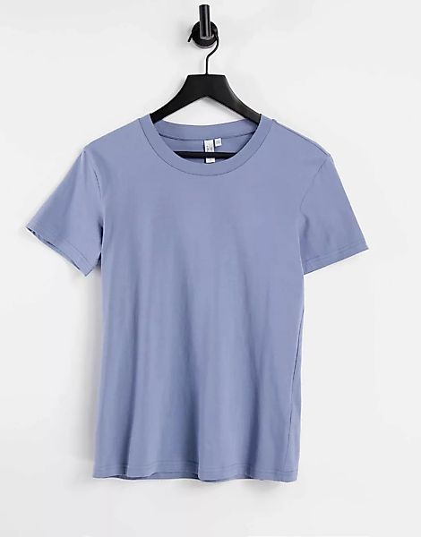& Other Stories – T-Shirt aus Bio-Baumwolle in Hellblau günstig online kaufen