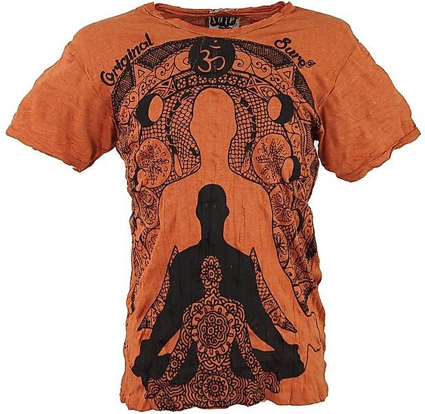 Guru-Shop T-Shirt Sure Herren T-Shirt Meditation Buddha -.. Goa Style, Fest günstig online kaufen