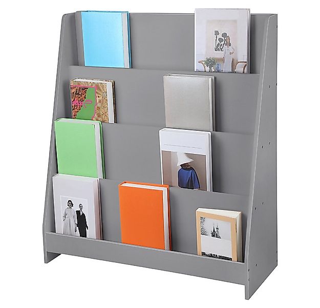 JEOBEST Kinderregal Kinder Bücherregal mit 4 offenen Fächer, Regal Kinderzi günstig online kaufen