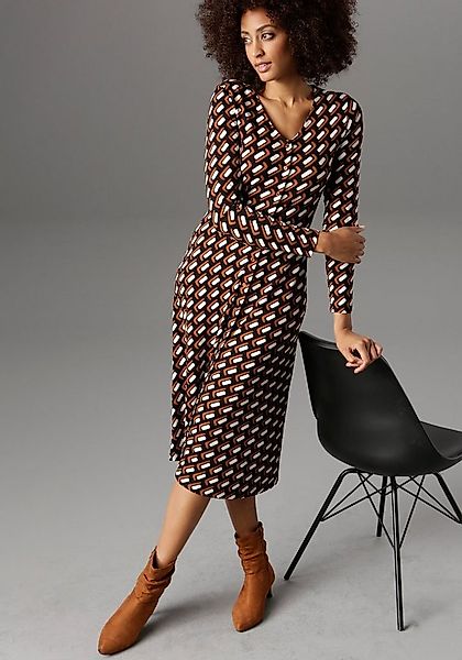 Aniston SELECTED Jerseykleid mit Knopfleiste günstig online kaufen