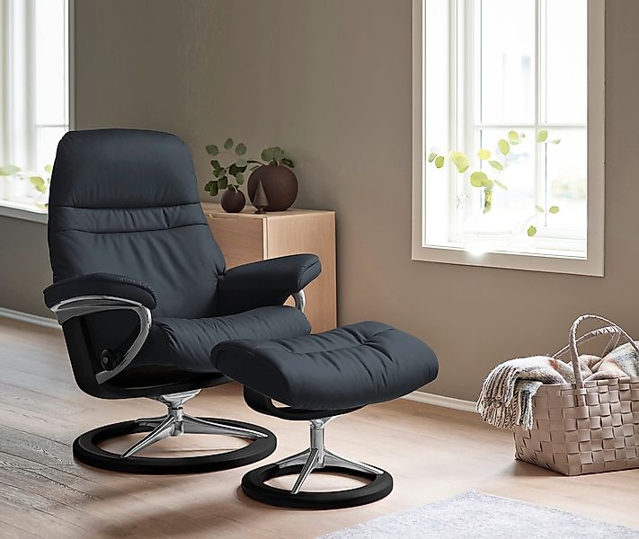 Stressless Fußhocker "Sunrise" mit Signature Base, Gestell Schwarz günstig online kaufen