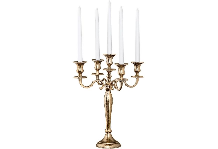 riess-ambiente Kerzenständer MODERN BAROCK 40cm gold, Metall · Kerzenhalter günstig online kaufen