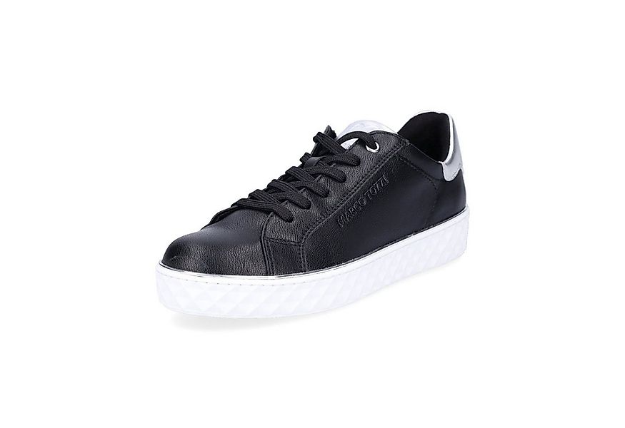 MARCO TOZZI Marco Tozzi Damen Sneaker schwarz silber Sneaker günstig online kaufen