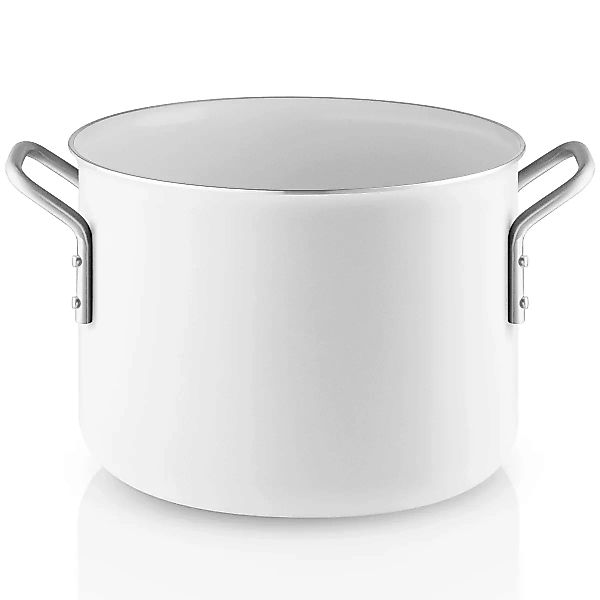 Eva Solo - White Line Topf 4.8L - weiß/Keramikbeschichtung/Ø 20cm günstig online kaufen