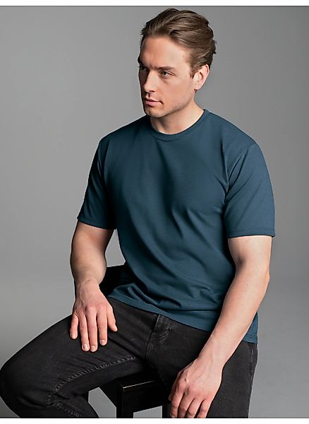 Trigema T-Shirt "TRIGEMA T-Shirt in Piqué-Qualität" 1 Stk. günstig online kaufen