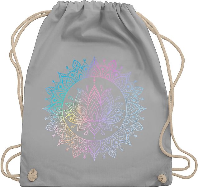 Shirtracer Turnbeutel Lotusblume Spirituelle Meditation Mandala günstig online kaufen
