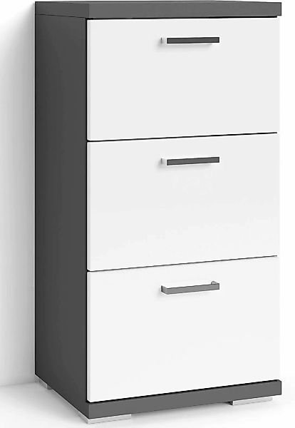 byLIVING Badkommode "Nebraska", Breite 35 cm, Badezimmerschrank mit Metallg günstig online kaufen