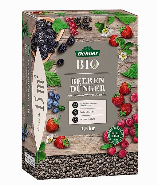 Dehner Gartendünger Bio Beerendünger, hochwertiger NPK-Dünger, günstig online kaufen