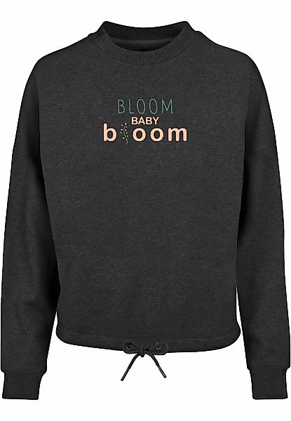 Merchcode Sweater "Merchcode Damen Ladies Spring - Bloom baby Oversize Crew günstig online kaufen