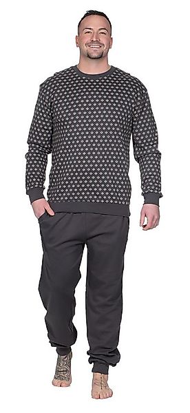 Normann Pyjama Normann Herren Schlafanzug in warmer Kuschel Interlock Quali günstig online kaufen