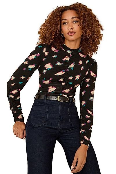 Love & Roses Langarmbluse Love & Roses Jersey-Oberteil mit Trichterkragen ( günstig online kaufen