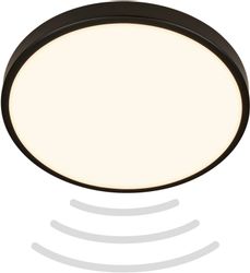 LED-Deckenlampe Chet, weiß, Kunststoff, 29 cm, Sensor, IP54 günstig online kaufen