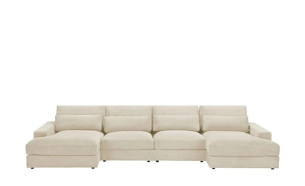 Wohnlandschaft  Branna ¦ creme ¦ Maße (cm): B: 412 H: 88 T: 164.0 Polstermö günstig online kaufen