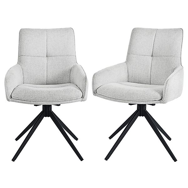 MODFU Esszimmerstuhl Polsterstuhl,Küchenstuhl (Ergonomische 2er Drehstühle günstig online kaufen