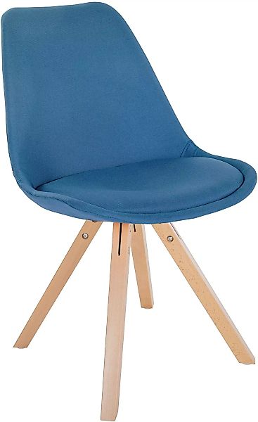 Stuhl Sofia Stoff Square Blau günstig online kaufen
