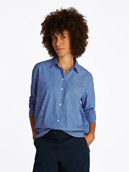 Tommy Hilfiger Langarmbluse ESS POPLIN EASY FIT SHIRT Baumwolle günstig online kaufen