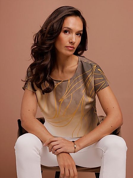 creation L Klassische Bluse Druckbluse . günstig online kaufen