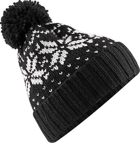 Neverless Bommelmütze Strickmütze Herren Norweger Strickmuster günstig online kaufen