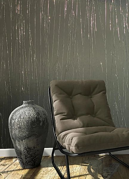 Marburg Vliestapete »Tapete Crushed Shiny Reflections«, Crushoptik, moderne günstig online kaufen