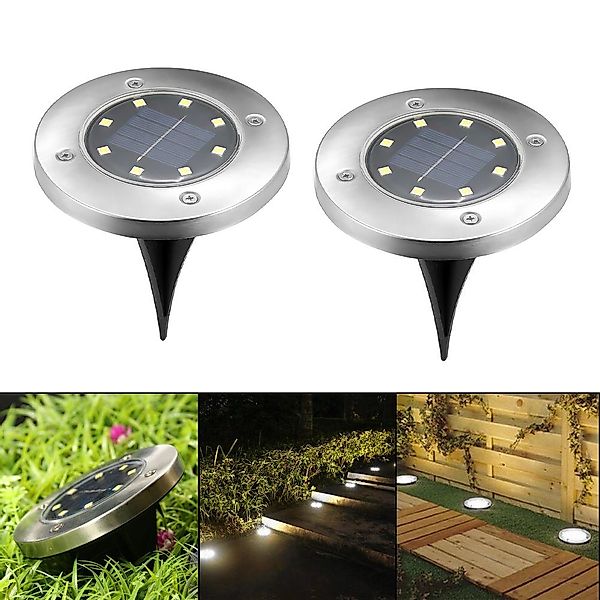 oyajia LED Solarleuchte 2/4er Set Solarleuchte günstig online kaufen