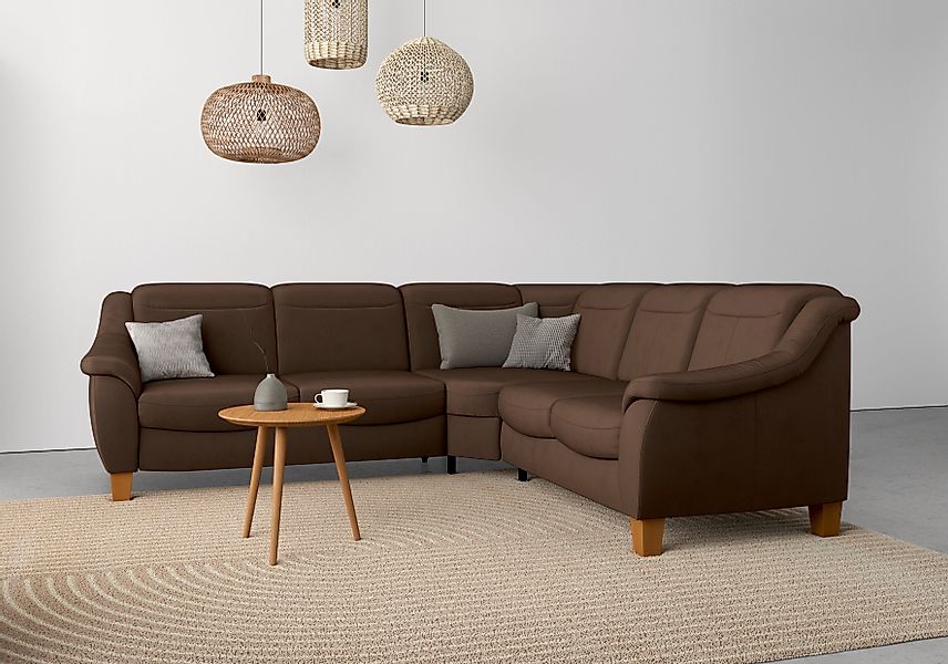 Home affaire Ecksofa Caldera L-Form, Federkern, günstig online kaufen