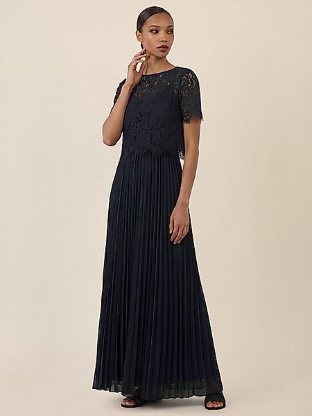 Apart Abendkleid mit Spitzenoberteil und Plisseerock günstig online kaufen