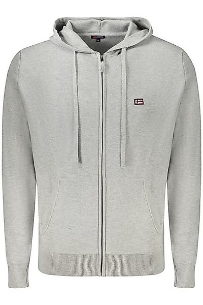 NORWAY 1963 Strickpullover Grauer Norwegen 1963 Herren-Cardigan mit Kapuze günstig online kaufen