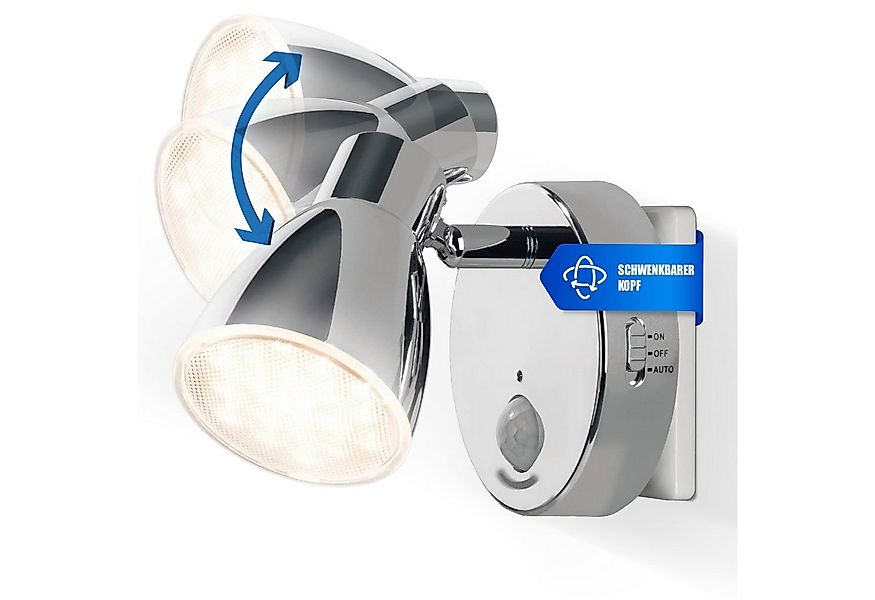 TRANGO LED Nachtlicht, Bewegungsmelder, 2635-018 LED Sensor Steckdosenlampe günstig online kaufen