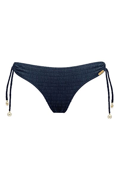 Watercult Tie-Side Bikini-Slip Solid Crush 38 blau günstig online kaufen