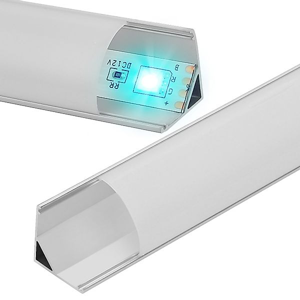 Clanmacy LED-Stripe-Profil 10x1m LED Aluminium Profil günstig online kaufen