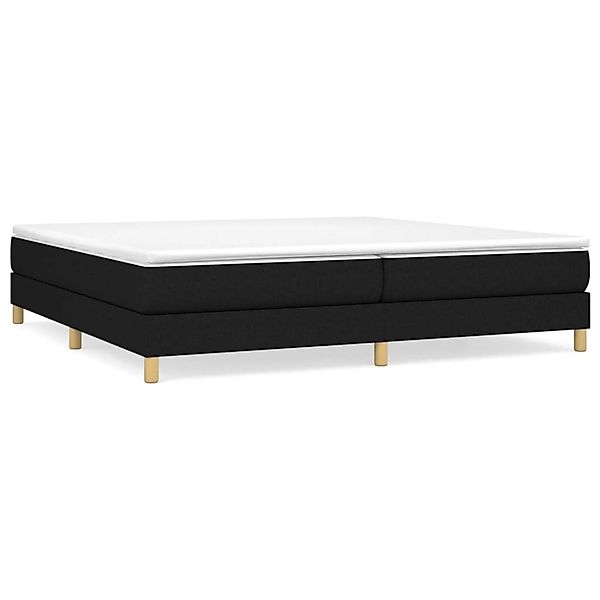 vidaXL Boxspringbett Schwarz 200x200 cm Stoff1371388 günstig online kaufen
