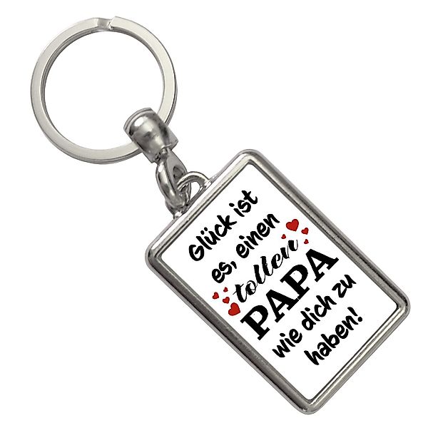 speecheese Schlüsselanhänger Toller Papa Glück Schlüsselanhänger günstig online kaufen