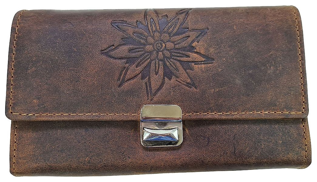 Einkaufszauber Kellnerbörse Bayrischer Echt Leder Kellner Geldbeutel Edelwe günstig online kaufen