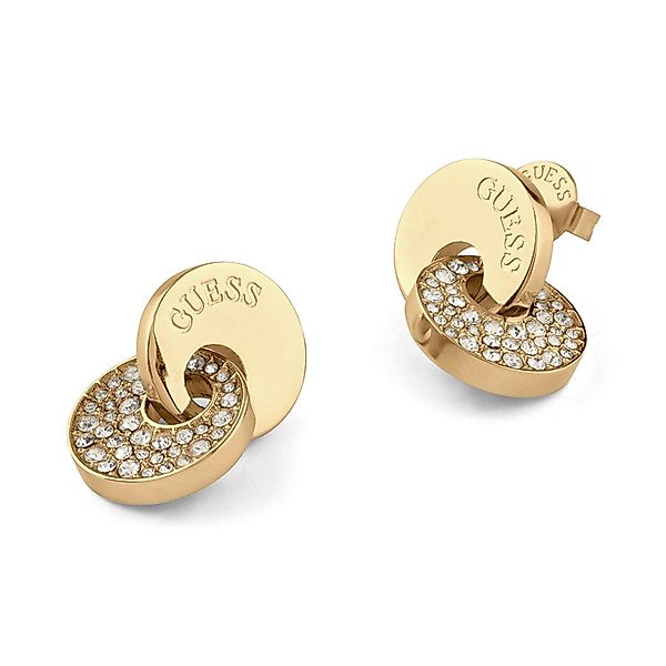 Guess Paar Ohrhänger Damen-Two Links Pavée günstig online kaufen