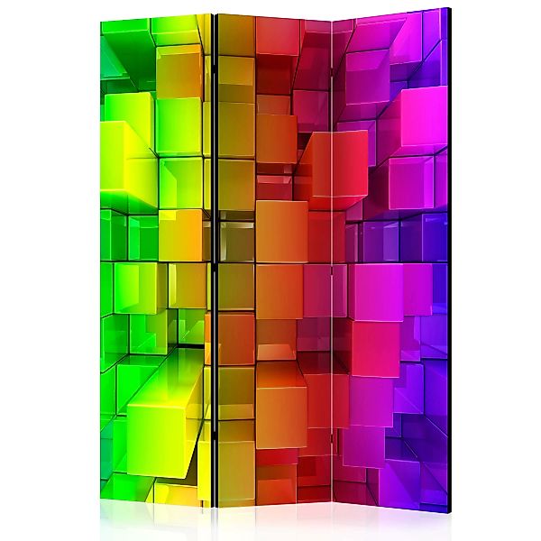 3-teiliges Paravent - Colour Jigsaw [room Dividers] günstig online kaufen