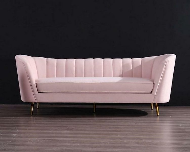 JVmoebel Sofa Luxus Zweisitzer Edelstahl Türkis 2-Sitzer Neue Möbel, Made i günstig online kaufen